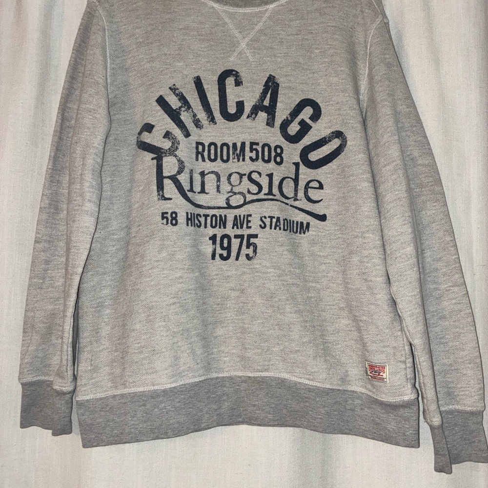 Tu Clothing Genuine Premium Ringside 1975 Graphic Crewneck Sweatshirt
